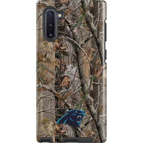 NFL Carolina Panthers Realtree AP Camo Galaxy Cases
