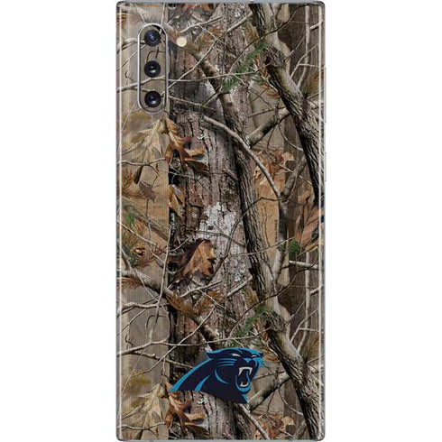 NFL Carolina Panthers Realtree AP Camo Galaxy Note 10 Skin