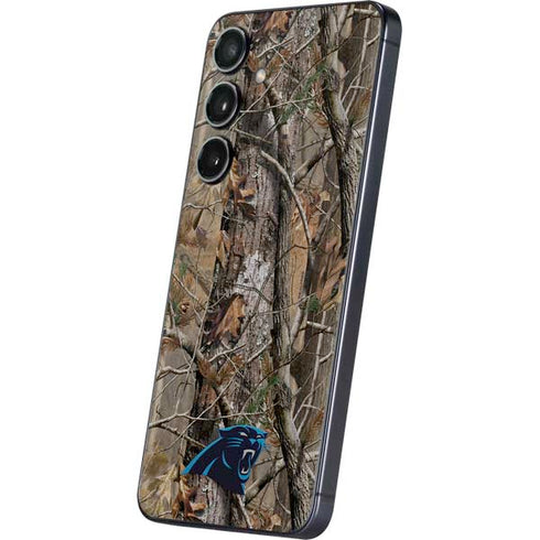 NFL Carolina Panthers Realtree AP Camo Galaxy S25 Plus Skin