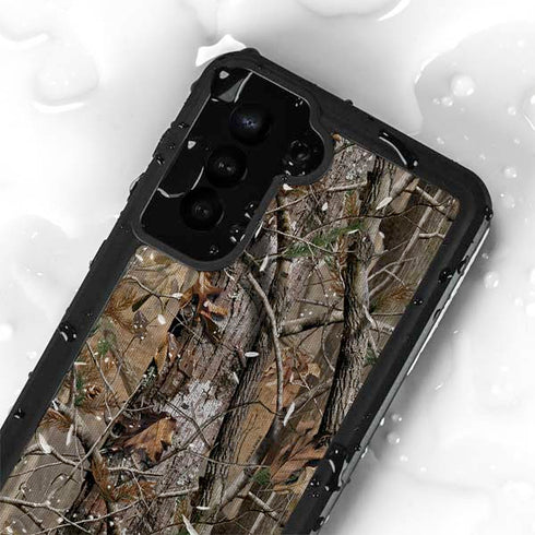 NFL Carolina Panthers Realtree AP Camo Galaxy S24 Plus Waterproof Case