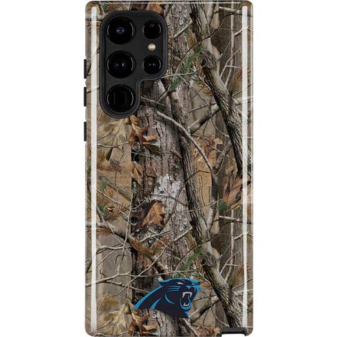 NFL Carolina Panthers Realtree AP Camo Galaxy S25 Ultra Impact Case