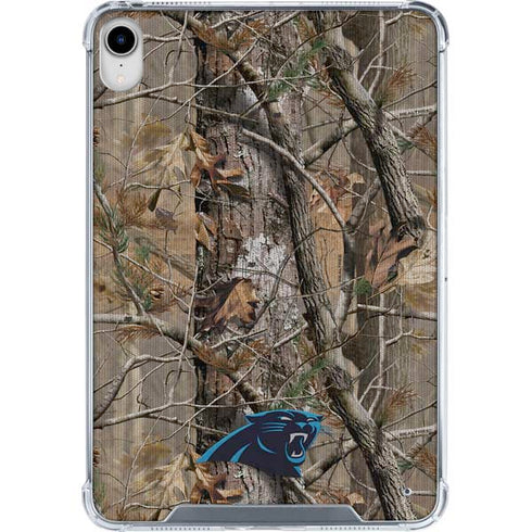 NFL Carolina Panthers Realtree AP Camo iPad 11th Gen (2025) Clear Case