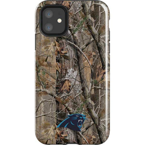 NFL Carolina Panthers Realtree AP Camo iPhone 11 Impact Case