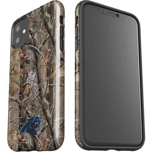NFL Carolina Panthers Realtree AP Camo iPhone 11 Impact Case