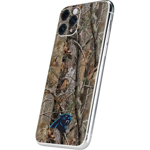 NFL Carolina Panthers Realtree AP Camo iPhone 11 Pro Skin
