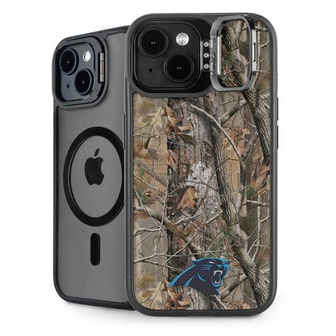 NFL Carolina Panthers Realtree AP Camo iPhone 13 Kickstand Case