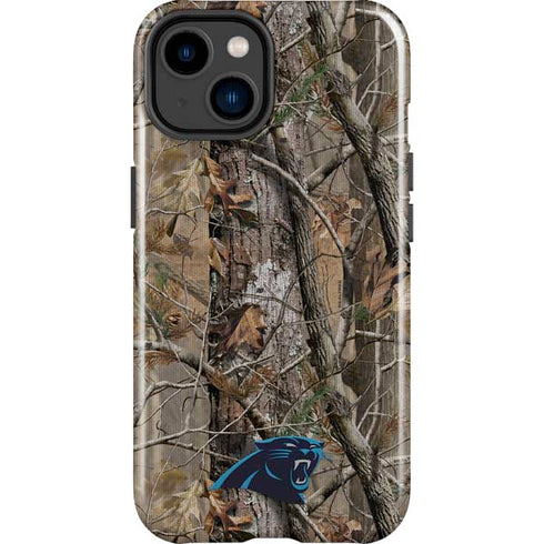NFL Carolina Panthers Realtree AP Camo iPhone 15 Impact Case