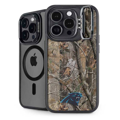 NFL Carolina Panthers Realtree AP Camo iPhone 16 Pro Kickstand Case