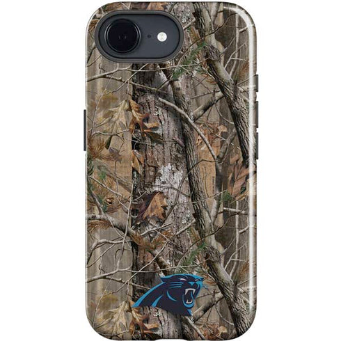 NFL Carolina Panthers Realtree AP Camo iPhone 16e Impact Case