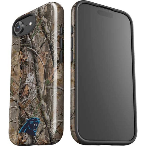 NFL Carolina Panthers Realtree AP Camo iPhone 16e Impact Case
