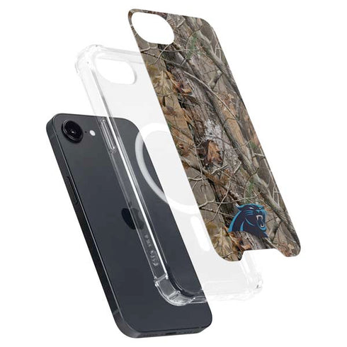 NFL Carolina Panthers Realtree AP Camo iPhone 16e MagSafe Case