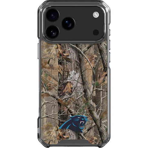 NFL Carolina Panthers Realtree AP Camo iPhone 18 Pro Max Clear Case