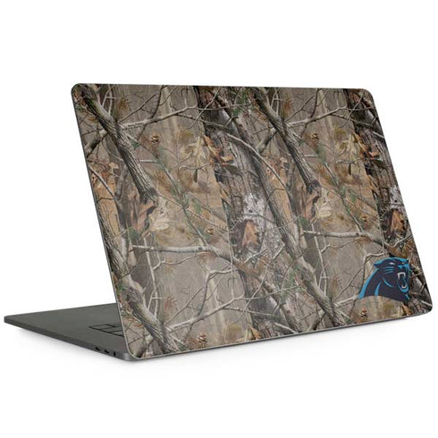 NFL Carolina Panthers Realtree AP Camo MacBook Skins