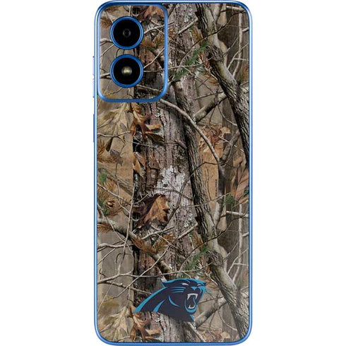 NFL Carolina Panthers Realtree AP Camo Moto G Play 4G (2024) Skin