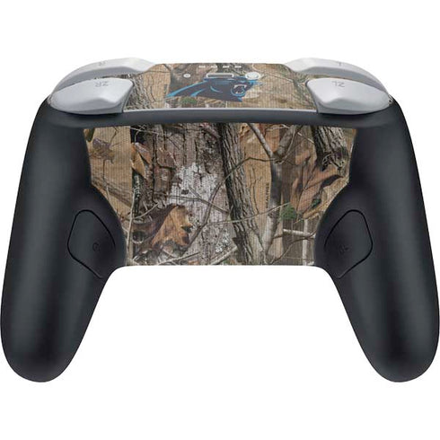 NFL Carolina Panthers Realtree AP Camo Nintendo Switch 2 (2025) Pro Controller Skin