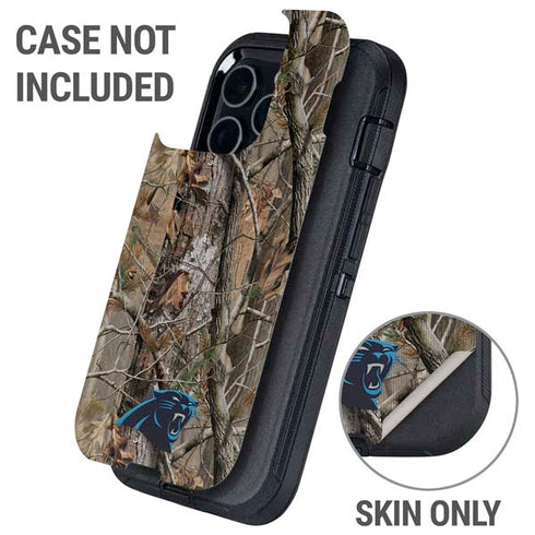 NFL Carolina Panthers Realtree AP Camo Otterbox Defender iPhone Skin