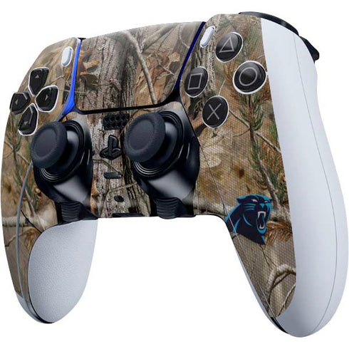NFL Carolina Panthers Realtree AP Camo PS5 DualSense Edge Pro Controller Skin