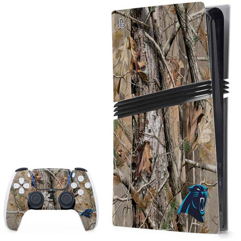 NFL Carolina Panthers Realtree AP Camo PS5 Pro Bundle Skin