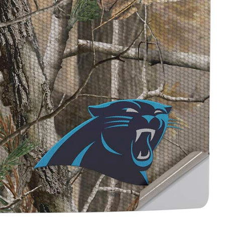 NFL Carolina Panthers Realtree AP Camo PS5 Pro Disk Console Skin