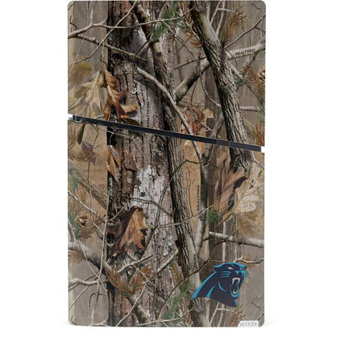NFL Carolina Panthers Realtree AP Camo PS5 Slim Digital Edition Console Skin