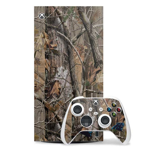 NFL Carolina Panthers Realtree AP Camo Xbox Series X Skins