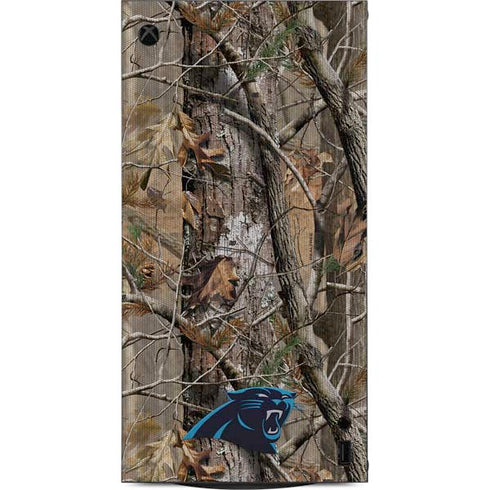 NFL Carolina Panthers Realtree AP Camo XBox Series X Digital Edition Console Skin