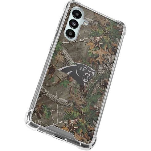 NFL Carolina Panthers Realtree Xtra Green Camo Galaxy A16 5G Clear Case
