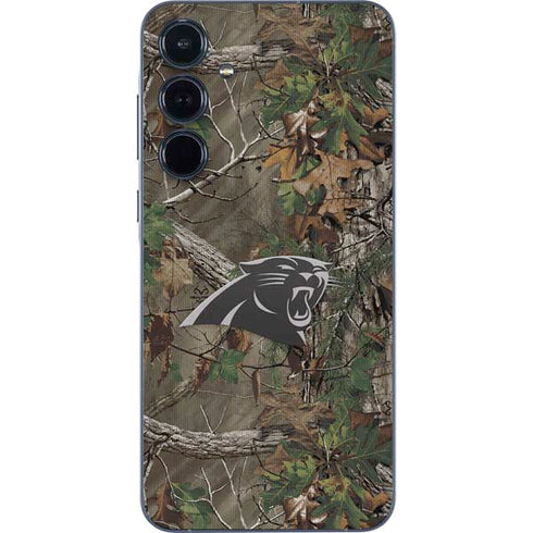 NFL Carolina Panthers Realtree Xtra Green Camo Galaxy A35 5G Skin