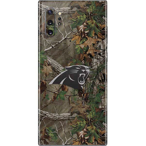 NFL Carolina Panthers Realtree Xtra Green Camo Galaxy Note 10 Plus Skin