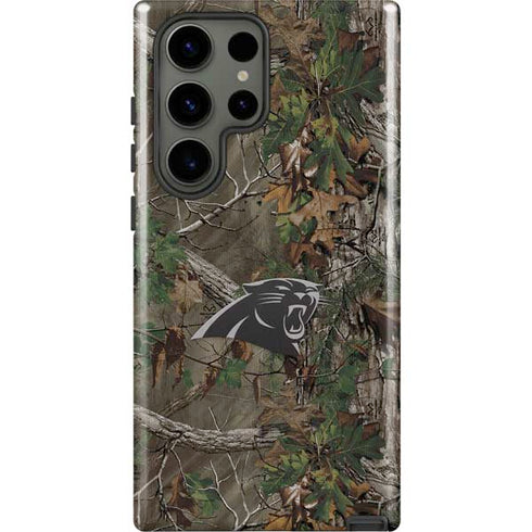 NFL Carolina Panthers Realtree Xtra Green Camo Galaxy S23 Ultra Pro Case