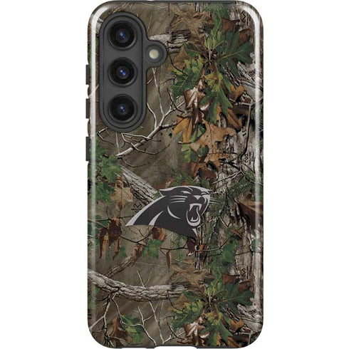 NFL Carolina Panthers Realtree Xtra Green Camo Galaxy S25 Plus Impact Case