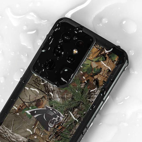 NFL Carolina Panthers Realtree Xtra Green Camo Galaxy S24 Ultra Waterproof Case
