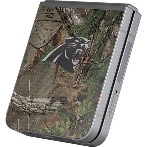 NFL Carolina Panthers Realtree Xtra Green Camo Galaxy Z Flip6 Skin
