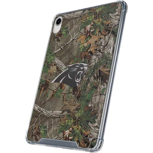 NFL Carolina Panthers Realtree Xtra Green Camo iPad 11th Gen (2025) Clear Case