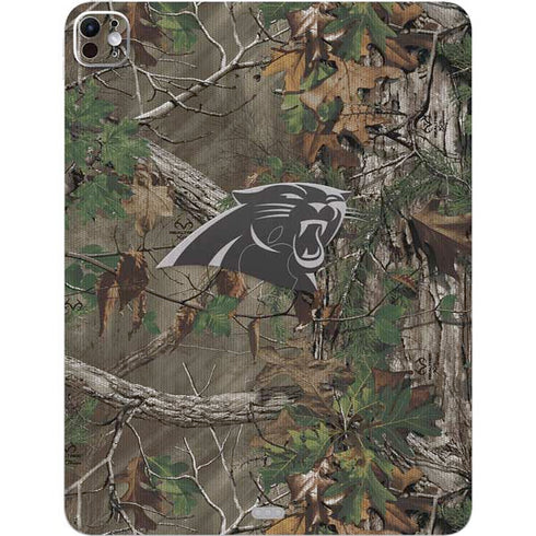 NFL Carolina Panthers Realtree Xtra Green Camo iPad Pro 13in M4 (2024) Skin