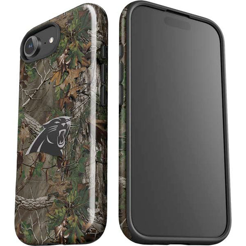 NFL Carolina Panthers Realtree Xtra Green Camo iPhone 16e Impact Case