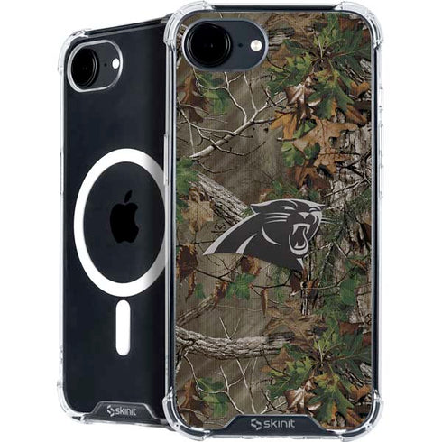 NFL Carolina Panthers Realtree Xtra Green Camo iPhone 16e MagSafe Case