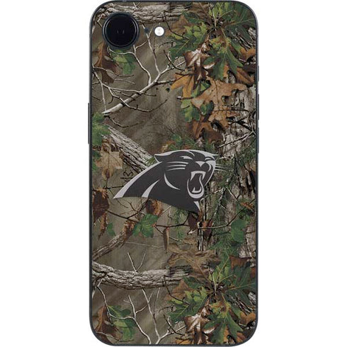 NFL Carolina Panthers Realtree Xtra Green Camo iPhone 16e Skin