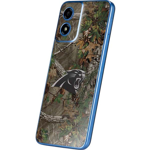 NFL Carolina Panthers Realtree Xtra Green Camo Moto G Play 4G (2024) Skin