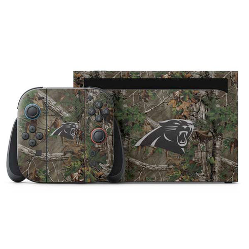 NFL Carolina Panthers Realtree Xtra Green Camo Nintendo Skins