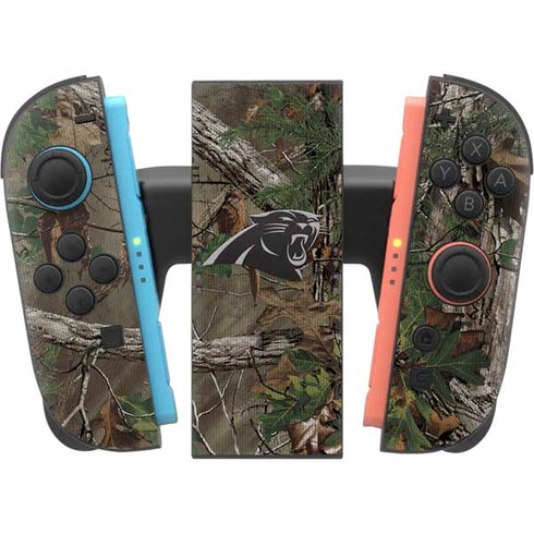 NFL Carolina Panthers Realtree Xtra Green Camo Nintendo Switch 2 (2025) Joy-Con Controller Skin