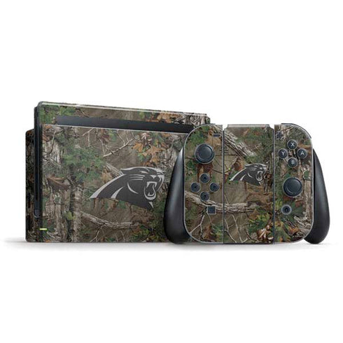 NFL Carolina Panthers Realtree Xtra Green Camo Nintendo Skins