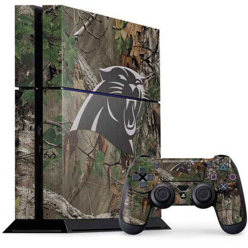 NFL Carolina Panthers Realtree Xtra Green Camo PlayStation PS4 Skins
