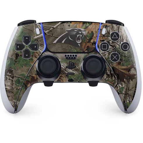 NFL Carolina Panthers Realtree Xtra Green Camo PlayStation PS5 Skins