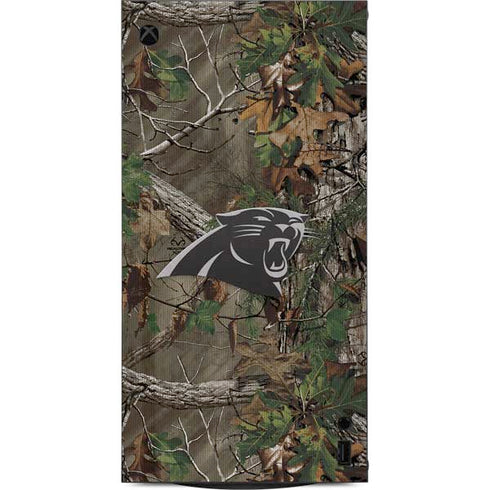 NFL Carolina Panthers Realtree Xtra Green Camo XBox Series X Digital Edition Console Skin