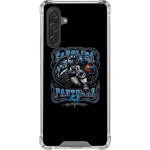 Liquid Blue NFL Carolina Panthers Running Back Galaxy A17 Clear Case