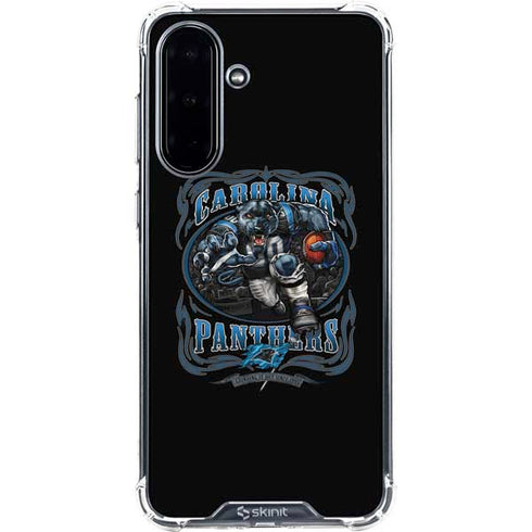 Liquid Blue NFL Carolina Panthers Running Back Galaxy A36 5G Clear Case