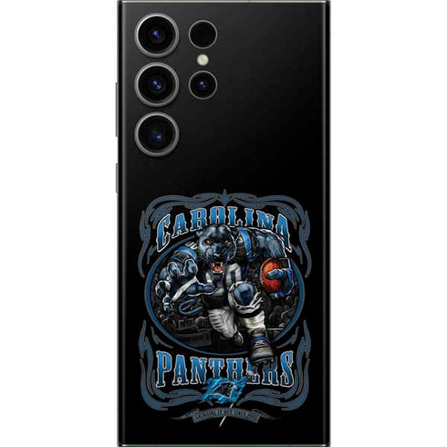 Liquid Blue NFL Carolina Panthers Running Back Galaxy Skins