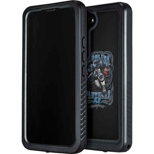 Liquid Blue NFL Carolina Panthers Running Back Galaxy S24 Plus Waterproof Case