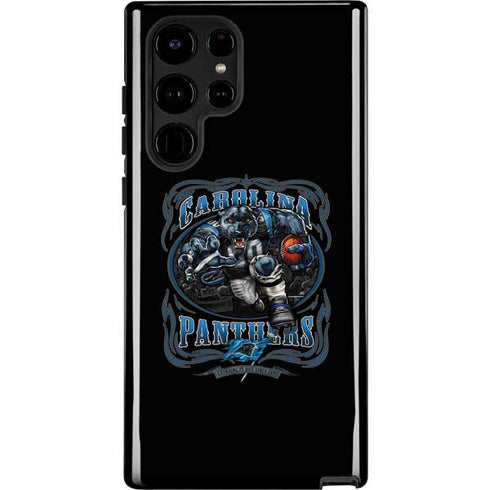 Liquid Blue NFL Carolina Panthers Running Back Galaxy S25 Ultra Impact Case